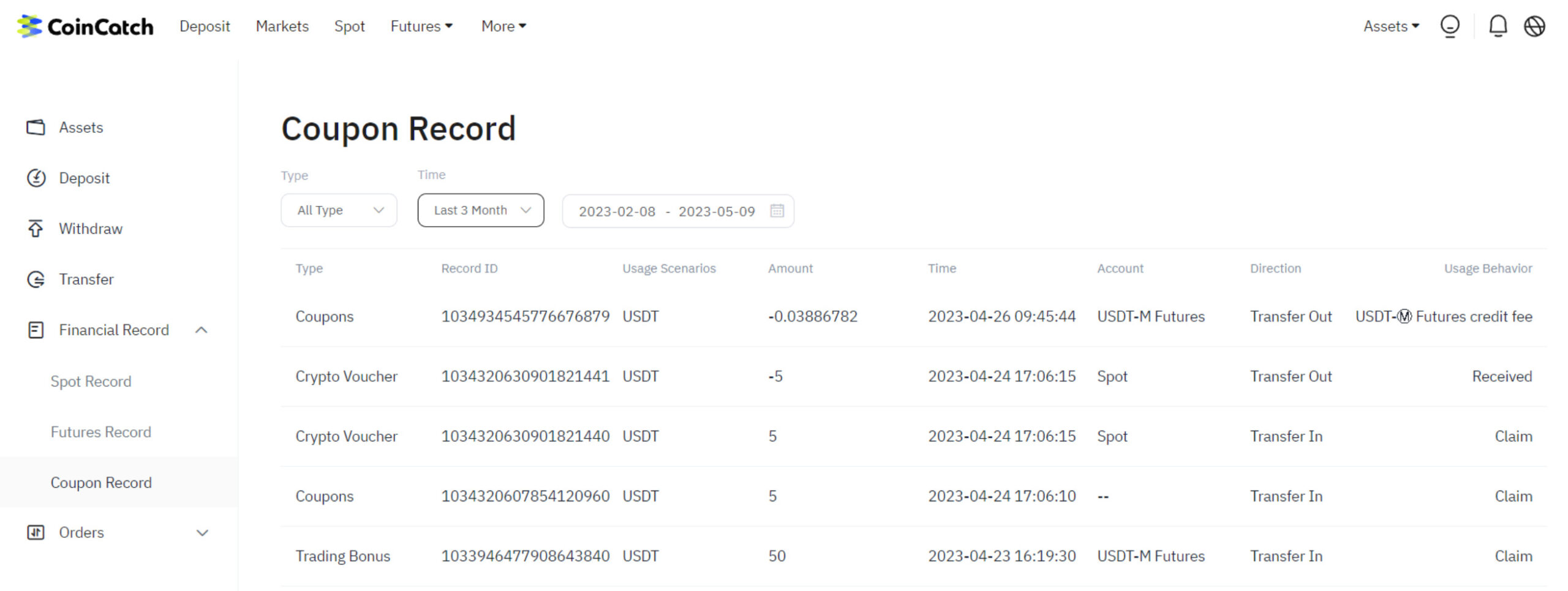 دریافت جایزه صرافی ارزدیجیتال Coin Catch